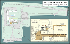 Interior layout detail combined with overall site information